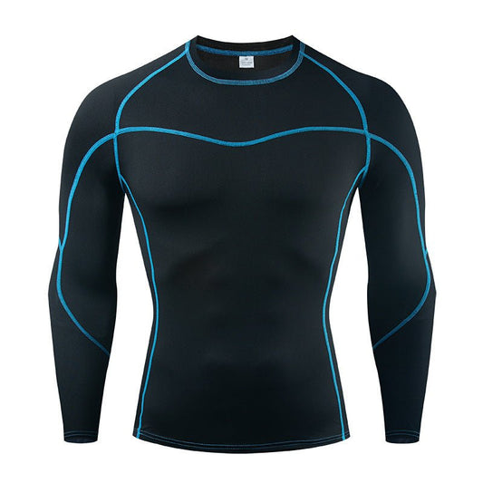 European - American Quick - Drying Long - Sleeve Sportswear Running Fitness T - shirt - Allen - Fitness