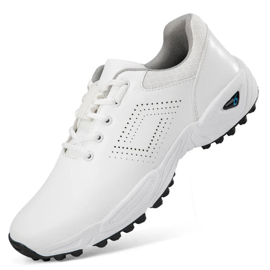 Rubber Spikes Golf Shoes Custom Microfiber Outdoor Breathable Golf Shoes for Men - Allen - Fitness
