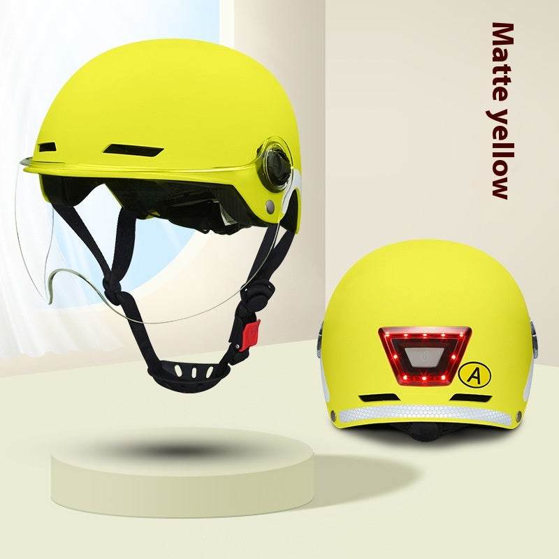 Voice Smart Bluetooth Accessible Phone Warning Light Helmet - Allen - Fitness