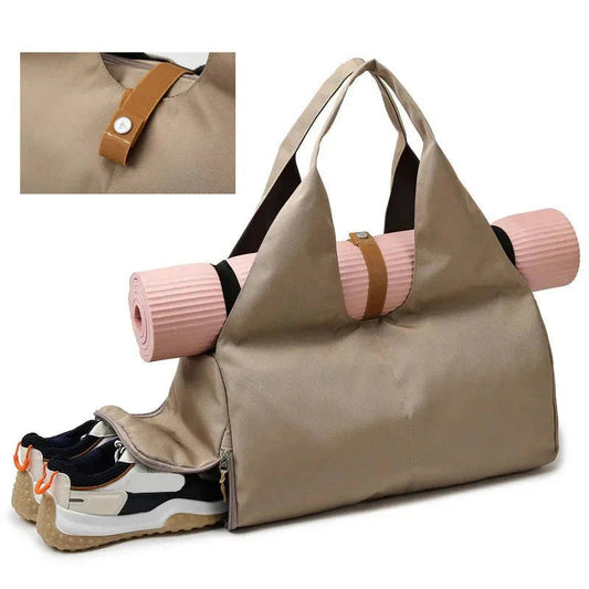 Women'S Multi - Purpose Sports Bag - Waterproof with Shoe Pocket for Yoga, Gym, and Travel - Allen - Fitness