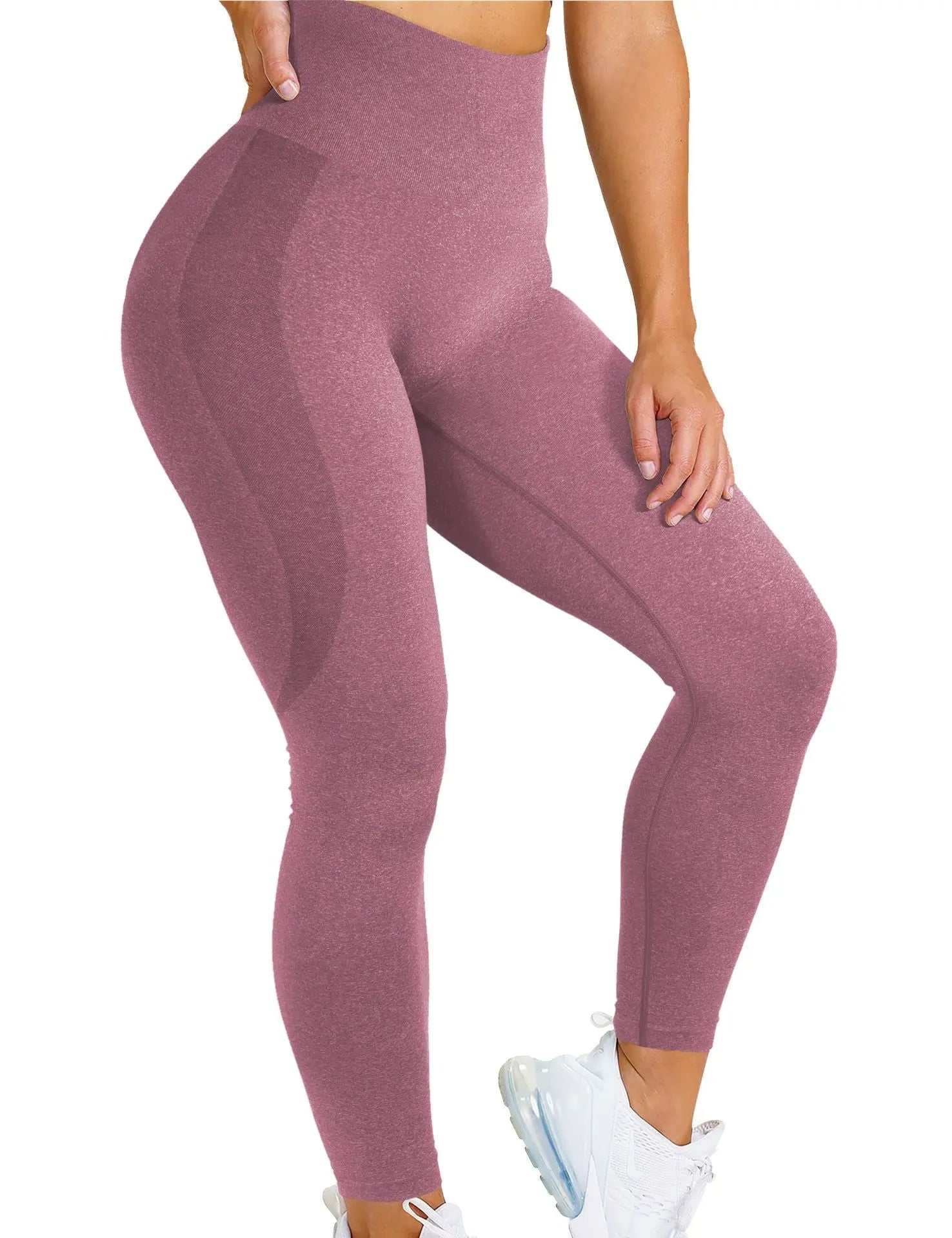 Brown Seamless Yoga Pants