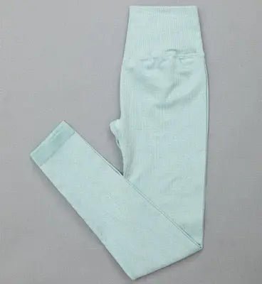 Gutashye Seamless Legging Yoga Pants Sports Clothing Solid High Waist Full Length Workout Leggings. - Allen-Fitness