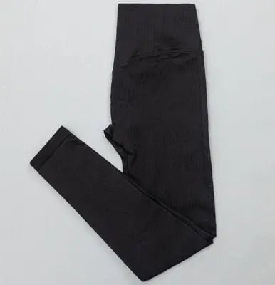 Gutashye Seamless Legging Yoga Pants Sports Clothing Solid High Waist Full Length Workout Leggings. - Allen-Fitness