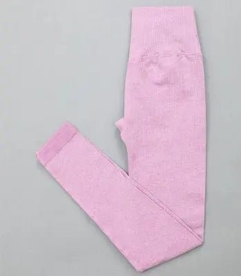 Gutashye Seamless Legging Yoga Pants Sports Clothing Solid High Waist Full Length Workout Leggings. - Allen-Fitness