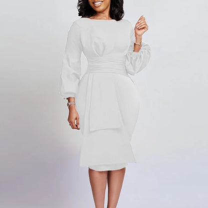 Latest Design Spring And Autumn Bodycon Pencil Dress For Ladies Office Dresses Women Formal Dresses - Allen-Fitness