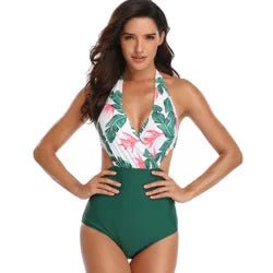 Design women new eco friendly fashionable bikini comfortable plus size one piece luxury swimwear - Allen-Fitness