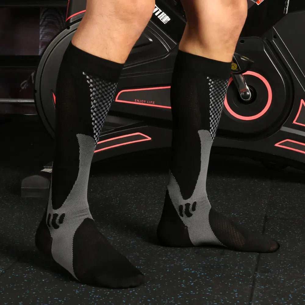 Professional sports long tube stress socks