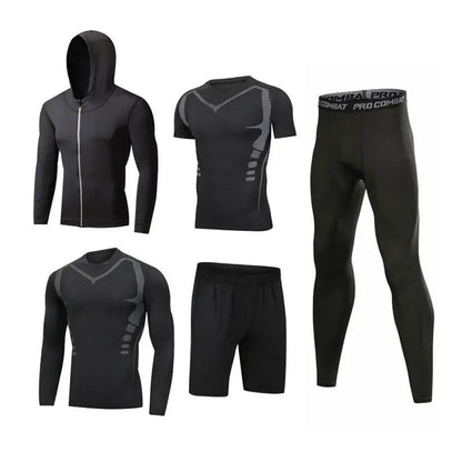 Ropa DeportivaCustom Sports Hoodie Mens Fit Gym Clothes Fitness Yoga Wear Outdoor Jogging Sportswear  Set - Allen-Fitness