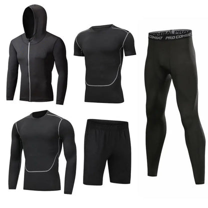 Ropa DeportivaCustom Sports Hoodie Mens Fit Gym Clothes Fitness Yoga Wear Outdoor Jogging Sportswear  Set - Allen-Fitness