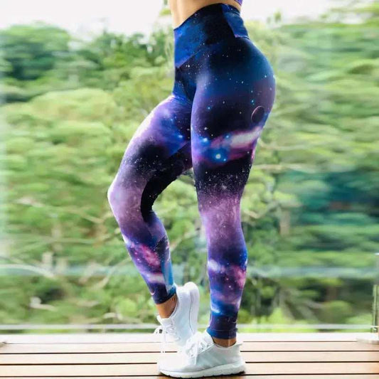 Starry Sky Print Leggings