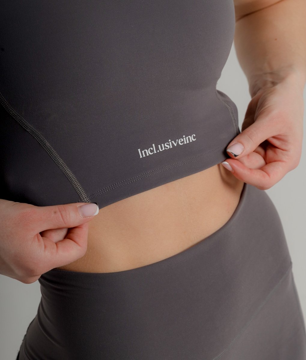 Active Grey Sports Bra - Allen - Fitness