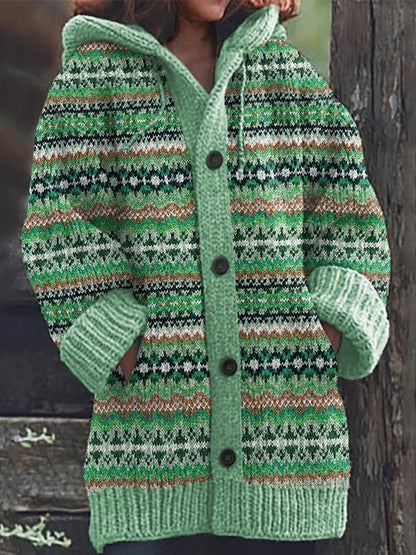 Animal Print 3D Effect Casual Hooded Cape Coat for Women in Sizes S to 5XL – Fun & Stylish.