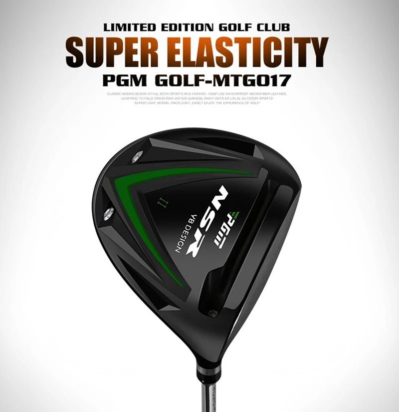 Best Golf Club for Men - Special Custom Aluminium Black/Golden PGM Anniversary Driver MTG017 - Allen - Fitness