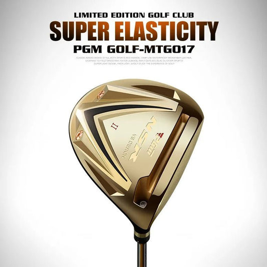 Best Golf Club for Men - Special Custom Aluminium Black/Golden PGM Anniversary Driver MTG017 - Allen - Fitness
