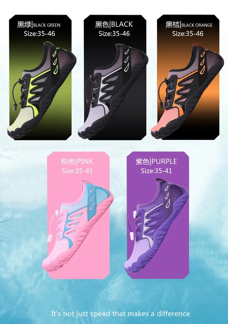 Comfortable Aqua Shoes For Men - Neoprene Indoor Outdoor Fitness Sneakers - Lightweight & Breathable - Allen - Fitness