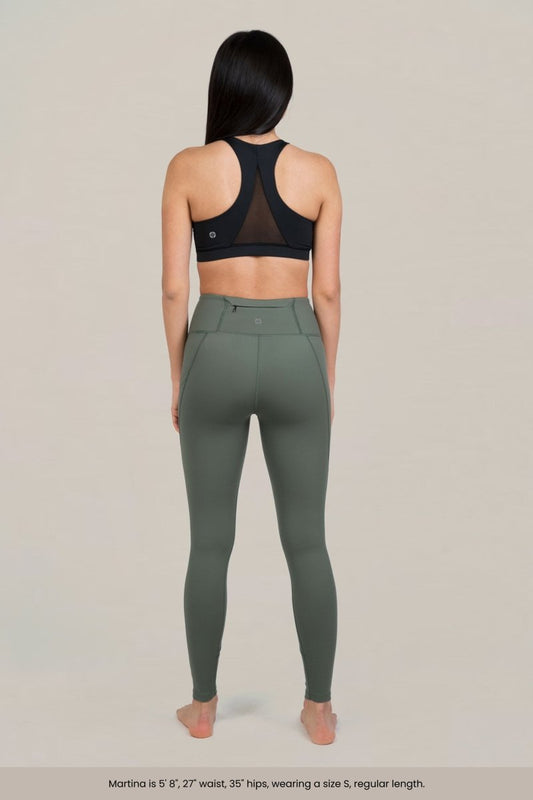DC - Alana Athletica Restore High Rise Leggings - Sculpting, Soft, & Moisture - Wicking Design - Allen - Fitness