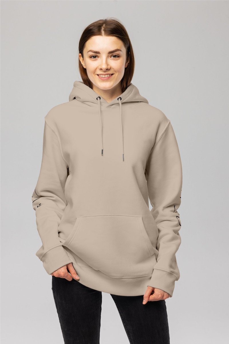 Eco - Friendly Pitod Sleeve Hoodie - 100% Organic Cotton, Double - Layered Hood, Stylish Design - Allen - Fitness