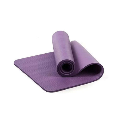 Eco - Friendly Portable Yoga Mat - Durable NBR Material, Ideal for Yoga and Pilates, Custom Logo Option - Allen - Fitness