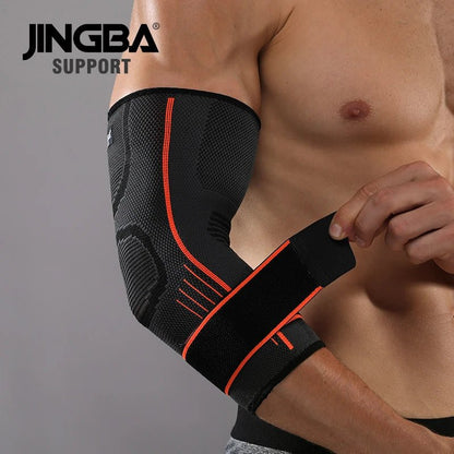 Elbow Compression Sleeve - Nylon Spandex Arm Support for Tennis Elbow Pain Relief - Unisex - Allen - Fitness