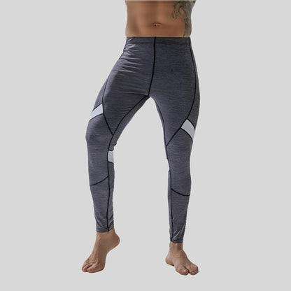 Enhance the product title: Mesh Breathable Men's Sports Leggings for Comfortable and Dynamic Workouts.