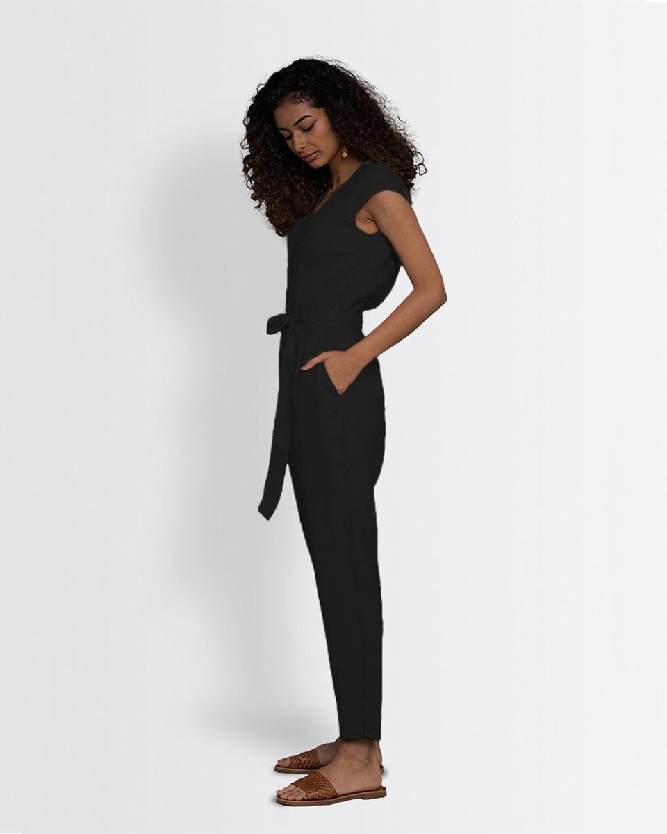 Hemp Noir Jumpsuit - Allen - Fitness