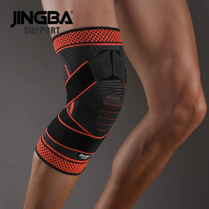 JINGBA Adjustable Knee Support Compression Sleeve for Gym Sports Protection - Allen - Fitness