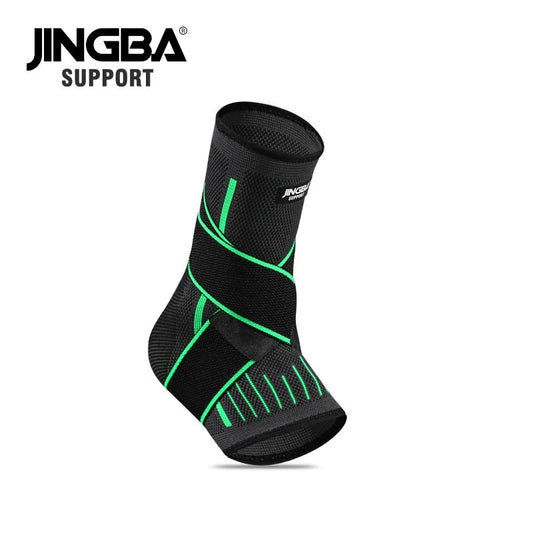 JINGBA Ankle Support Compression Knitted Ankle Sleeve with Strap Ankle Socks - Allen - Fitness