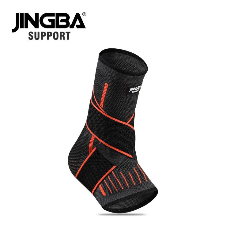 JINGBA Ankle Support Compression Knitted Ankle Sleeve with Strap Ankle Socks - Allen - Fitness