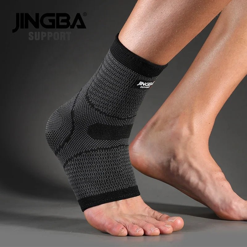 JINGBA Ankle Support Knitted Compression Ankle Sleeve Sports Injury Protection - Allen - Fitness