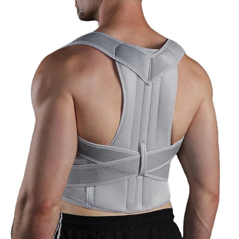 JINGBA Corrector Back Brace for Men and Women Straightener for Spine Support - Allen - Fitness