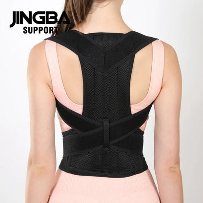 JINGBA Corrector Back Brace for Men and Women Straightener for Spine Support - Allen - Fitness