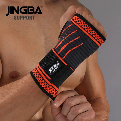JINGBA Elastic Sleeve Nylon Bandage Support Hand Wraps For Weightlifting - Allen - Fitness