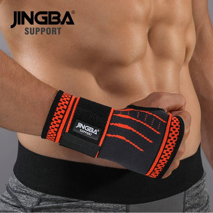 JINGBA Elastic Sleeve Nylon Bandage Support Hand Wraps For Weightlifting - Allen - Fitness