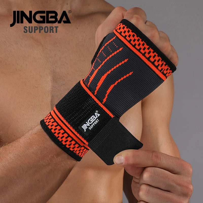 JINGBA Elastic Sleeve Nylon Bandage Support Hand Wraps For Weightlifting - Allen - Fitness