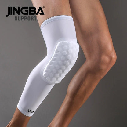 JINGBA Protective Anti - Fall Support Brace Knee Pad Bandage Long Sleeve - Allen - Fitness