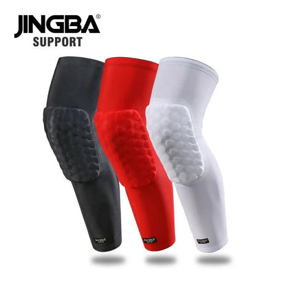JINGBA Protective Anti - Fall Support Brace Knee Pad Bandage Long Sleeve - Allen - Fitness