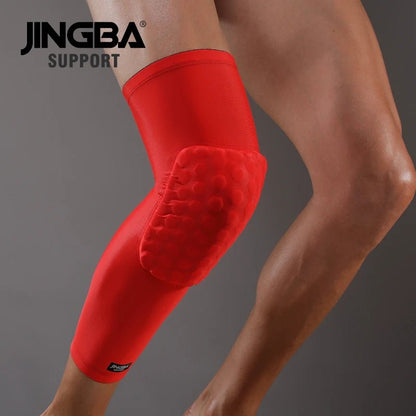 JINGBA Protective Anti - Fall Support Brace Knee Pad Bandage Long Sleeve - Allen - Fitness