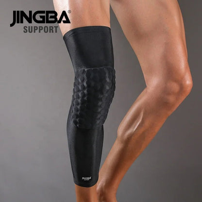 JINGBA Protective Anti - Fall Support Brace Knee Pad Bandage Long Sleeve - Allen - Fitness
