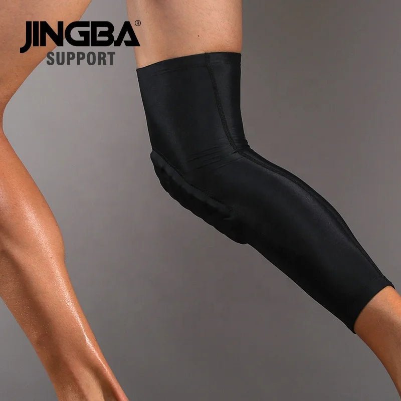 JINGBA Protective Anti - Fall Support Brace Knee Pad Bandage Long Sleeve - Allen - Fitness