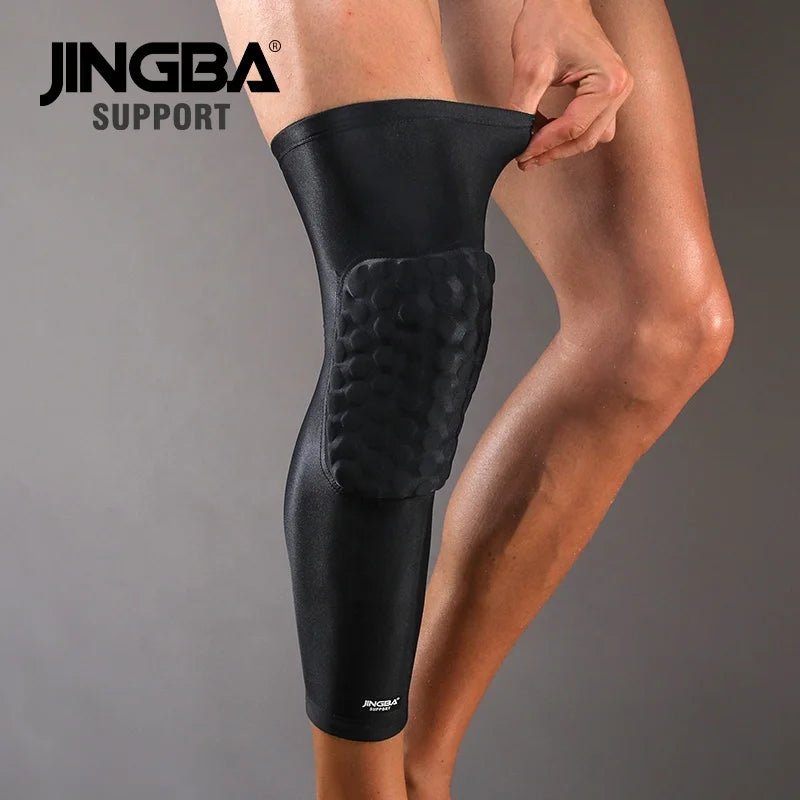 JINGBA Protective Anti - Fall Support Brace Knee Pad Bandage Long Sleeve - Allen - Fitness