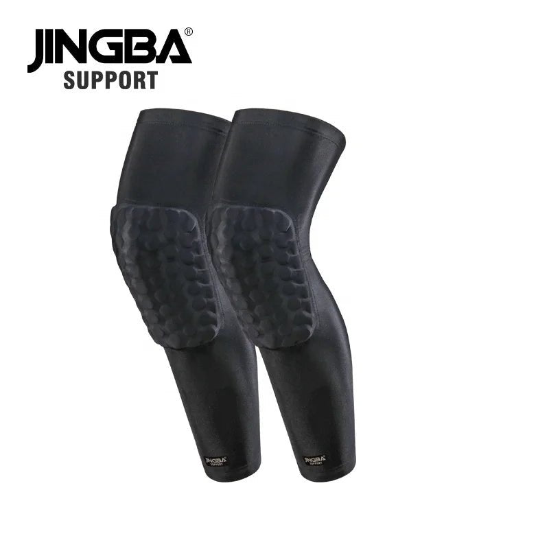 JINGBA Protective Anti - Fall Support Brace Knee Pad Bandage Long Sleeve - Allen - Fitness