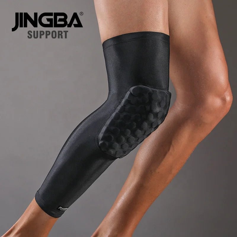 JINGBA Protective Anti - Fall Support Brace Knee Pad Bandage Long Sleeve - Allen - Fitness