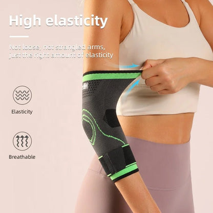 JINGBA Tennis Elbow Compression Support Sleeve Brace for Workout Arm Support - Allen - Fitness