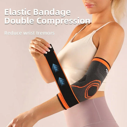 JINGBA Tennis Elbow Compression Support Sleeve Brace for Workout Arm Support - Allen - Fitness