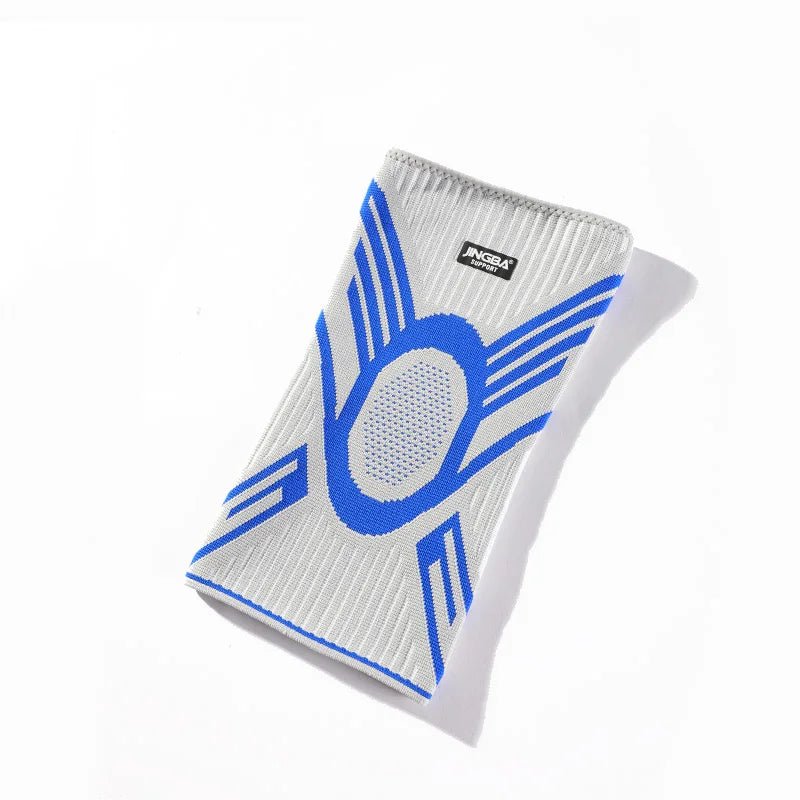 JINGBA Unisex Knee Support Compression Sleeve with Silicone for Running - Allen - Fitness