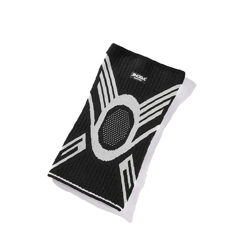 JINGBA Unisex Knee Support Compression Sleeve with Silicone for Running - Allen - Fitness