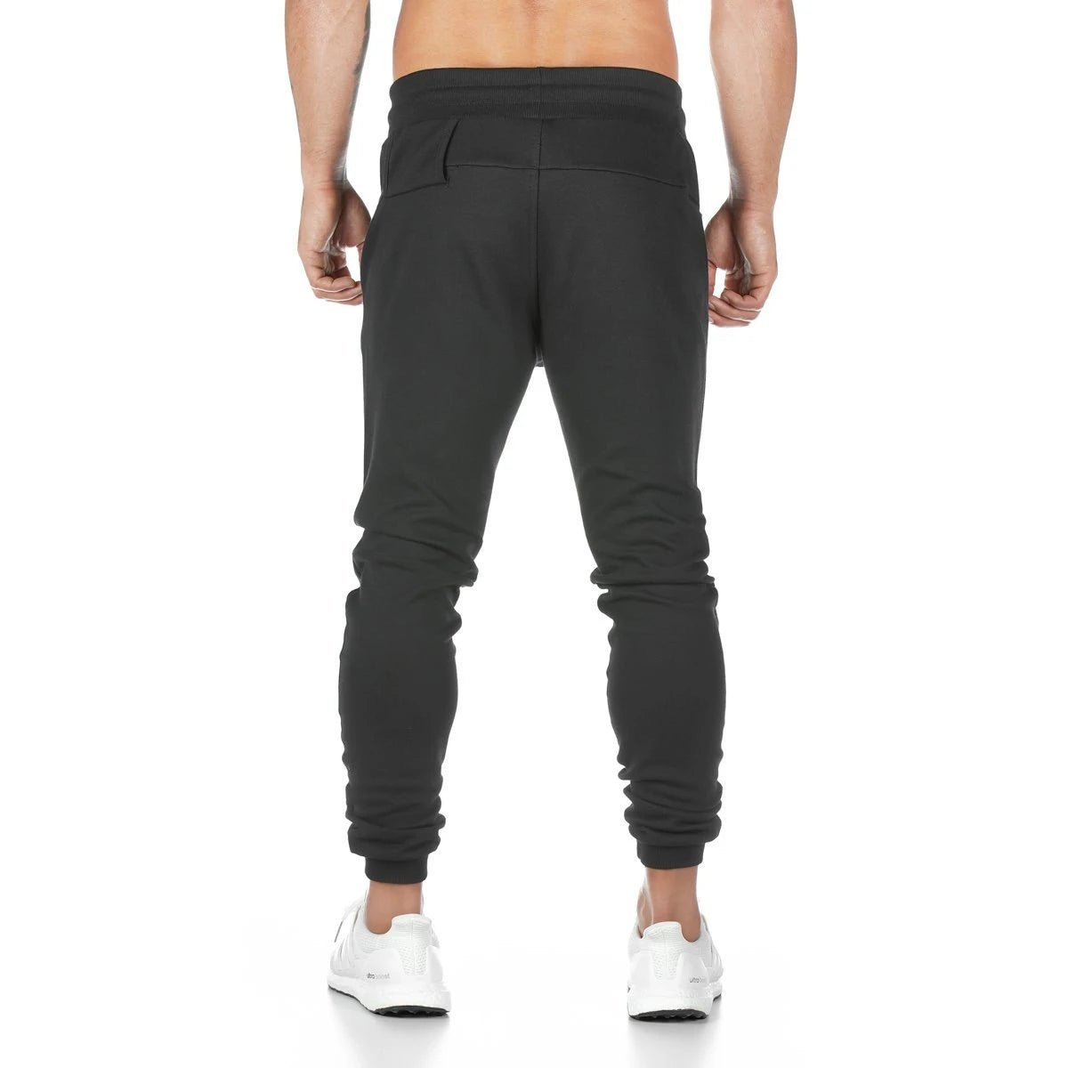 Jogger Pants, Gym Sweat Trousers Side Zipper Pockets Slim Fit Trousers for Men - Allen - Fitness