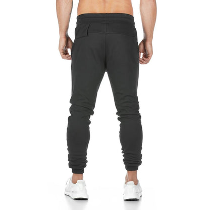 Jogger Pants, Gym Sweat Trousers Side Zipper Pockets Slim Fit Trousers for Men - Allen - Fitness
