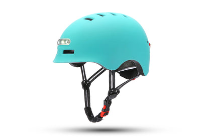 Lightweight Cycling Helmet With LED Lights, USB Rechargeable, Adjustable Fit & Ventilation - Allen - Fitness