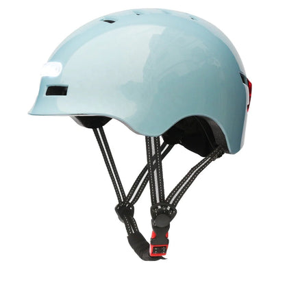 Lightweight Cycling Helmet With LED Lights, USB Rechargeable, Adjustable Fit & Ventilation - Allen - Fitness